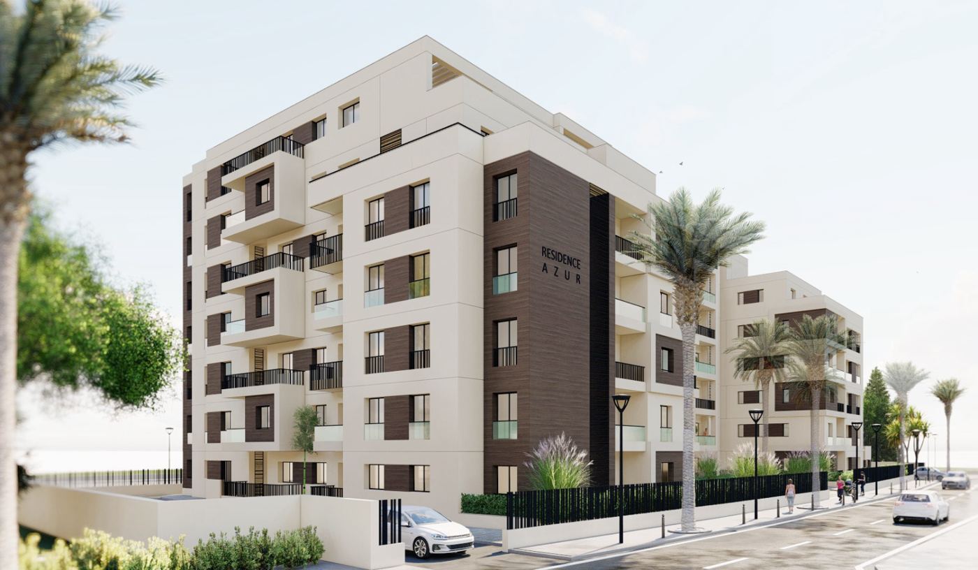 Résidence Azur, façade