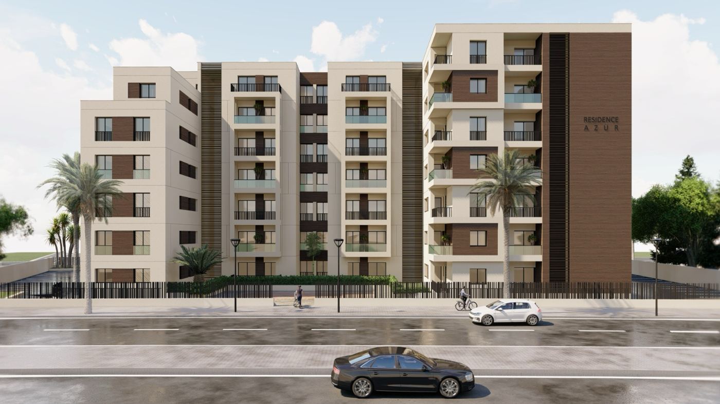 Résidence Azur, façade principale